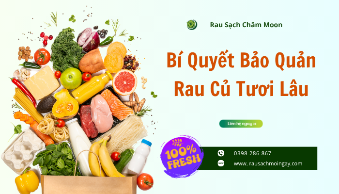 Bí quyết bảo quản rau củ tươi lâu hướng dẫn chi tiết từ A-Z tại nhà.