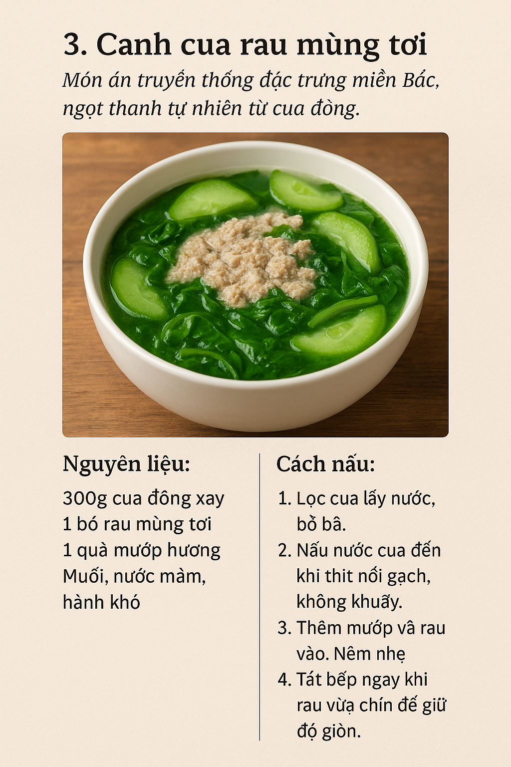 ảnh canh cua mùng tơi