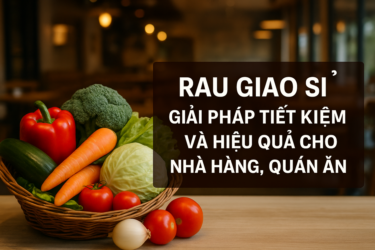 bảo quản rau cho quán ăn